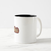 Tasse 2 Couleurs L'Amérique d'abord la boue (Devant droit)
