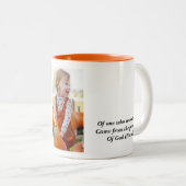 Tasse 2 Couleurs L'amitié des enfants (Devant droit)