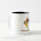 Tasse 2 Couleurs L'amour (Devant gauche)