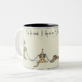 Tasse 2 Couleurs L'amour à l'ère numérique (Devant gauche)