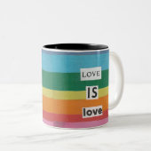 TASSE 2 COULEURS L'AMOUR, C'EST L'AMOUR (Devant droit)