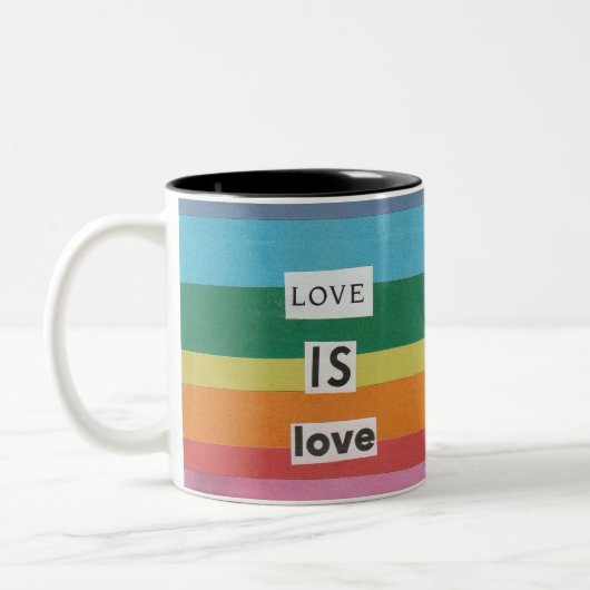 TASSE 2 COULEURS L'AMOUR, C'EST L'AMOUR (Gauche)