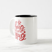 Tasse 2 Couleurs L'amour dans chaque sip - Couples dans une boug (Devant gauche)