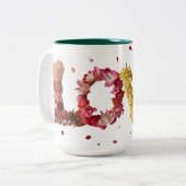 Tasse 2 Couleurs L'Amour Dans Les Fleurs (Devant gauche)