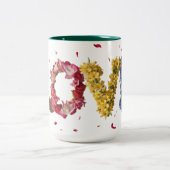 Tasse 2 Couleurs L'Amour Dans Les Fleurs (Centre)