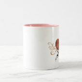 Tasse 2 Couleurs L'amour de Valentine (Centre)
