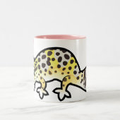 Tasse 2 Couleurs L'amour des geckos léopards (Centre)