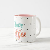 Tasse 2 Couleurs l'amour du café (Devant droit)