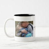Tasse 2 Couleurs L'amour d'un papa est PRI] celess (Gauche)