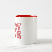 Tasse 2 Couleurs L'amour-éléphants (Centre)