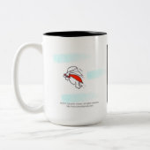 Tasse 2 Couleurs L'amour est la ma superpuissance (Gauche)