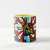 Tasse 2 Couleurs L'amour est l'amour (Centre)