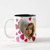 Tasse 2 Couleurs L'amour est partout (Gauche)