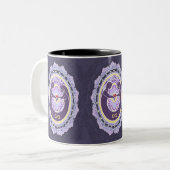 Tasse 2 Couleurs L'amour éternel Mandala (Devant gauche)