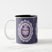 Tasse 2 Couleurs L'amour éternel Mandala (Gauche)