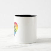 Tasse 2 Couleurs L'amour gagne (Centre)