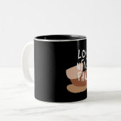 Tasse 2 Couleurs L'amour n'échoue jamais - Citation chrétienne inte (Devant gauche)