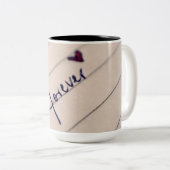 Tasse 2 Couleurs L'amour perpétuel (Devant droit)