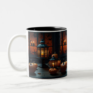 Tasse 2 Couleurs Lampe de nuit citrouille d'Halloween
