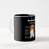 Tasse 2 Couleurs L'Anatomie D'Un Beagle Amoureux Du Chien Amoureux  (Devant gauche)