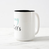 Tasse 2 Couleurs Lancement des pilules pour payer les factures (Devant droit)