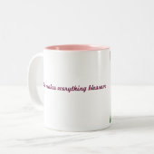 Tasse 2 Couleurs L'ange de l'amour (Devant gauche)