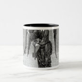 Tasse 2 Couleurs L'ange, tenant les clés de l'enfer (Centre)