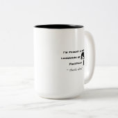 Tasse 2 Couleurs Langue du Facepalm (Devant droit)