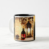 Tasse 2 Couleurs lanterne du Ramadan.  (Devant gauche)