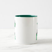 Tasse 2 Couleurs Lanterne verte avec lanterne (Centre)