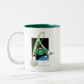 Tasse 2 Couleurs Lanterne verte et Terre (Gauche)