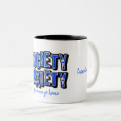 Tasse 2 Couleurs L'anxiété de la société (Devant droit)