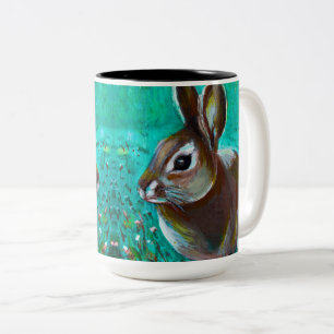 Tasse 2 Couleurs Lapin