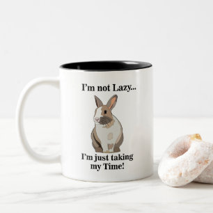 Tasse 2 Couleurs Lapin Bunny Animal Drôle