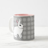 Tasse 2 Couleurs Lapin de Hotot (Devant gauche)
