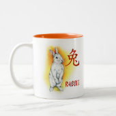 TASSE 2 COULEURS LAPIN DE LAPIN (Gauche)