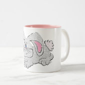 Tasse 2 Couleurs Lapin de Pâques (Devant droit)
