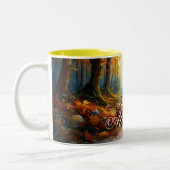 Tasse 2 Couleurs Lapin de Pâques  (Gauche)