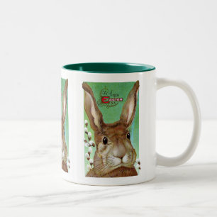 Tasse 2 Couleurs Lapin de Pâques