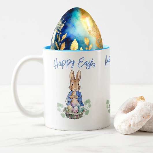 Tasse 2 Couleurs Lapin de Pâques