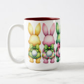 Tasse 2 Couleurs Lapin de plage bébé (Gauche)