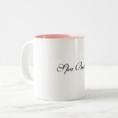 Tasse 2 Couleurs Lapin de spa (Devant gauche)