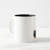 Tasse 2 Couleurs Lapin de Witchy (Devant gauche)