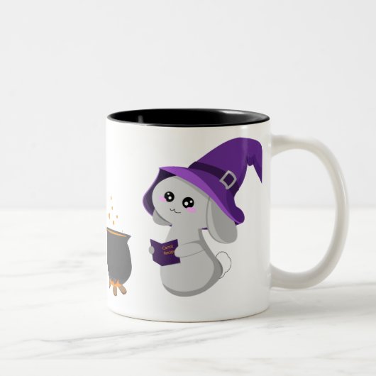 Tasse 2 Couleurs Lapin de Witchy (Droit)