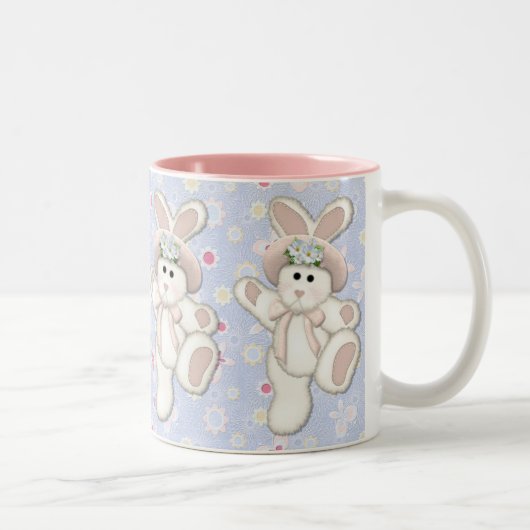 Tasse 2 Couleurs Lapin du pays (Droit)