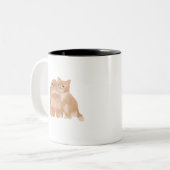 Tasse 2 Couleurs lapin et chat ! (Devant gauche)