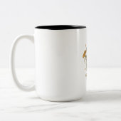 Tasse 2 Couleurs lapin mignon (Gauche)