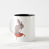 Tasse 2 Couleurs Lapin Noble (Devant gauche)
