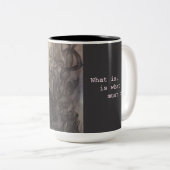 Tasse 2 Couleurs Lapin noir d'Inle (Devant droit)
