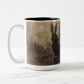 Tasse 2 Couleurs Lapin noir d'Inle (Gauche)